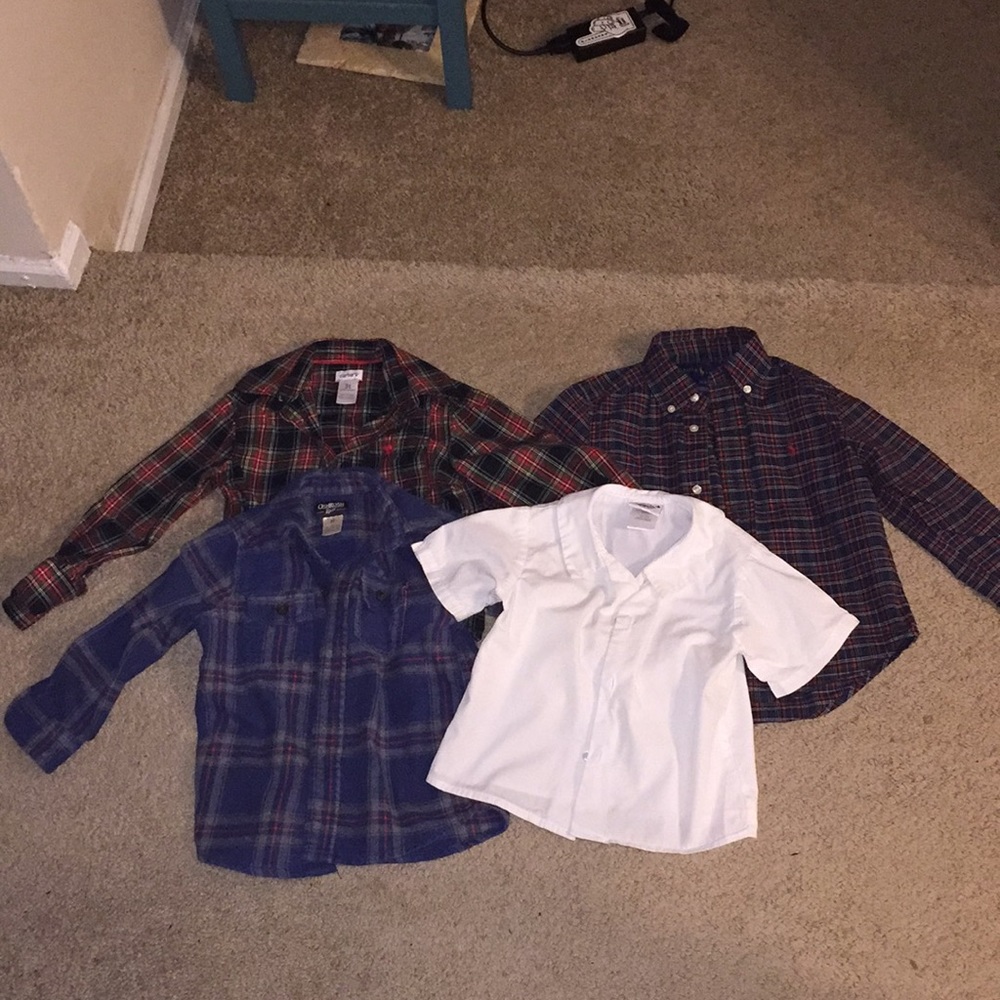 3T button up Shirts